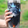 Beautiful Wolf Tumbler 8